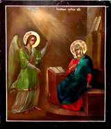 The Annunciation, Central Russia, late 1800's. (Photo © Slava Gallery, LLC; used with permission.)